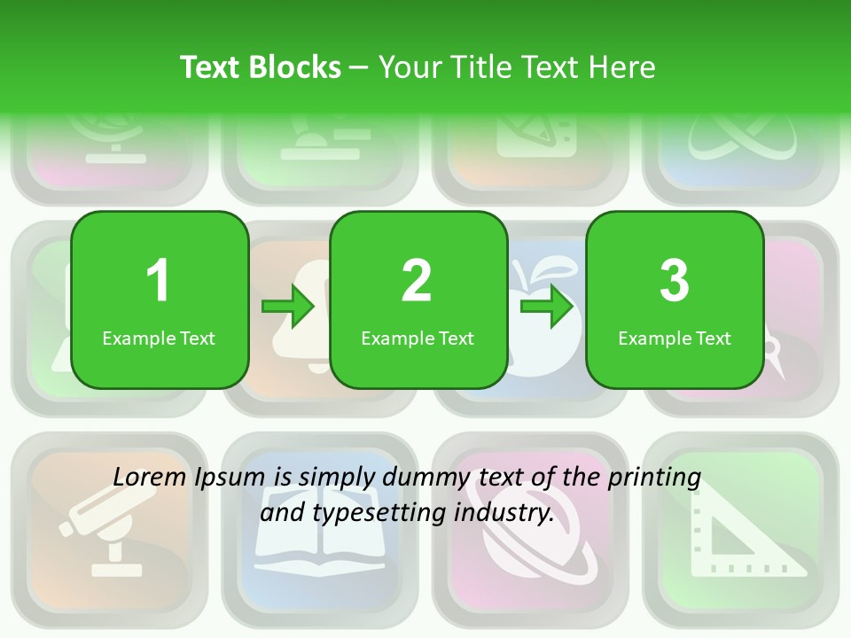 Computer Illustration Physics PowerPoint Template