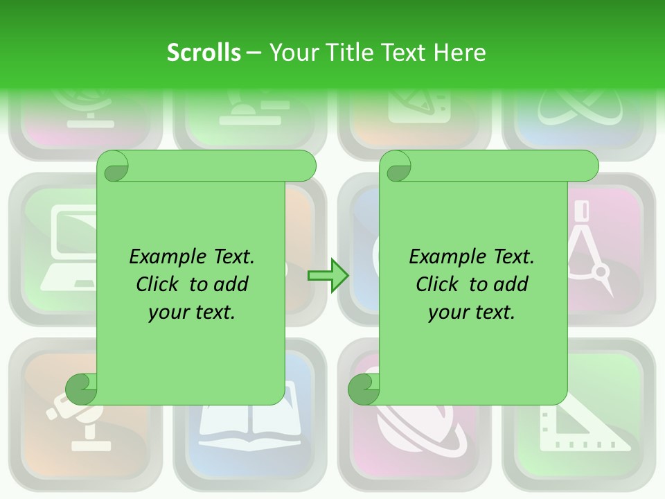 Computer Illustration Physics PowerPoint Template