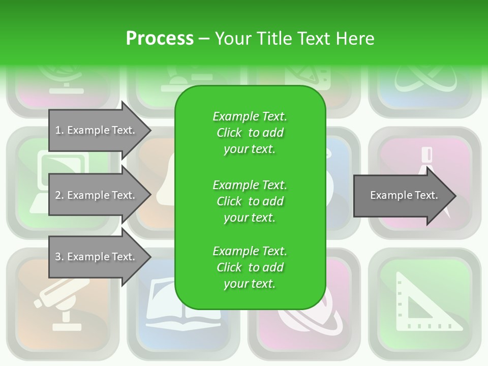Computer Illustration Physics PowerPoint Template