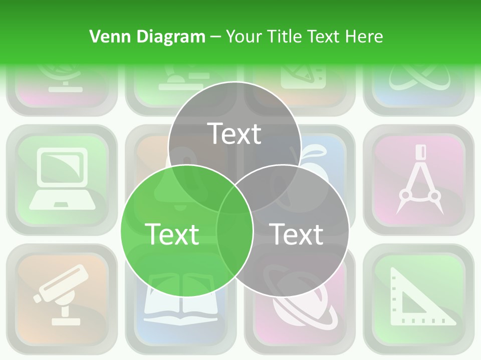 Computer Illustration Physics PowerPoint Template