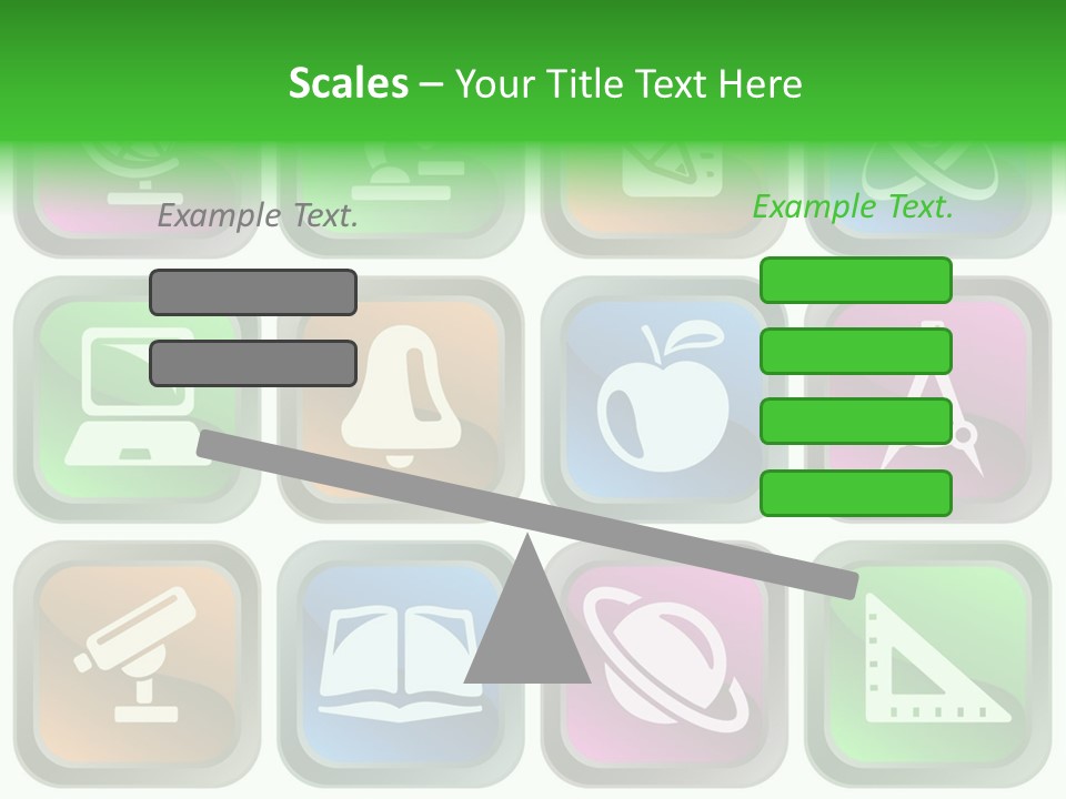 Computer Illustration Physics PowerPoint Template