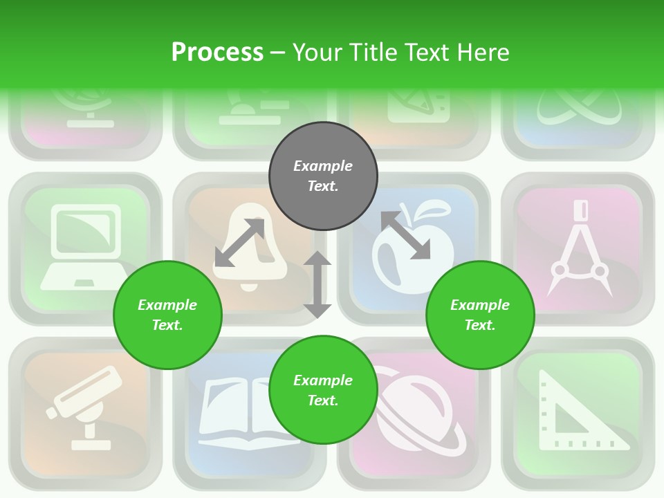 Computer Illustration Physics PowerPoint Template