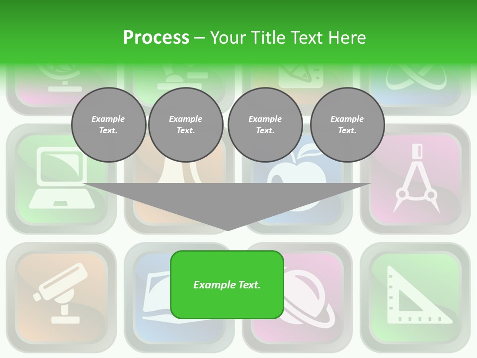 Computer Illustration Physics PowerPoint Template