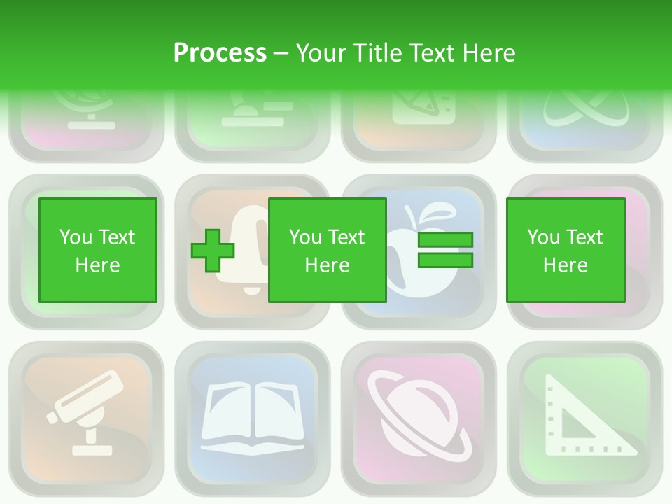 Computer Illustration Physics PowerPoint Template