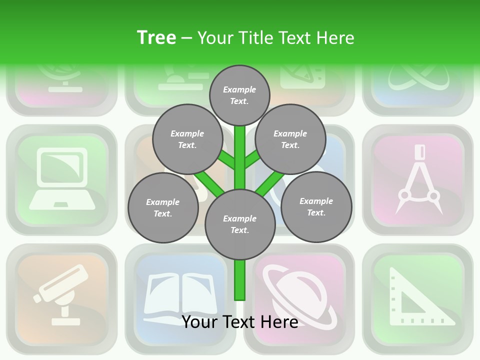 Computer Illustration Physics PowerPoint Template