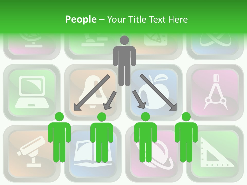 Computer Illustration Physics PowerPoint Template