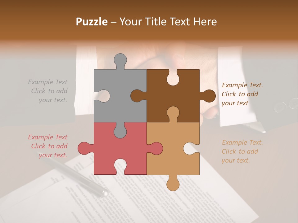 Negotiating Corporate Professional PowerPoint Template