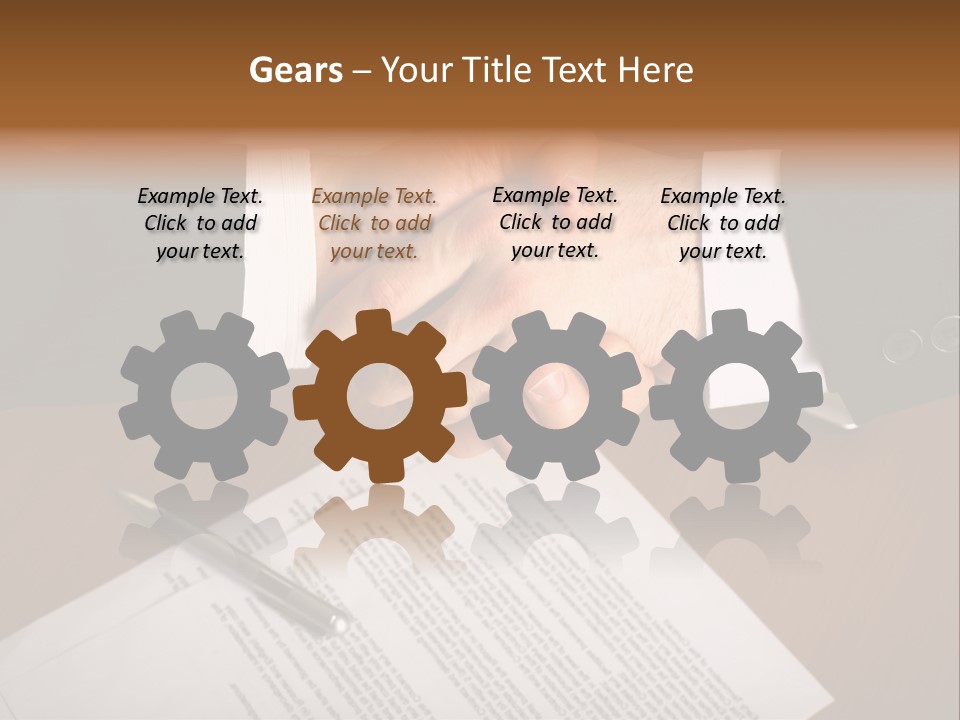 Negotiating Corporate Professional PowerPoint Template