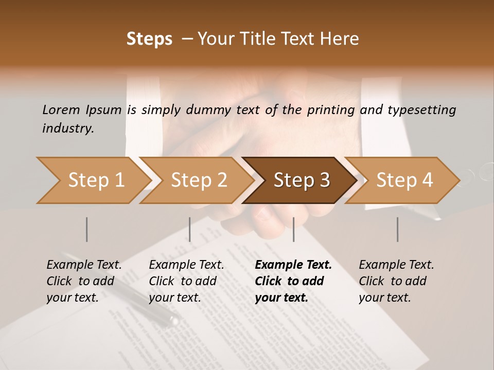 Negotiating Corporate Professional PowerPoint Template