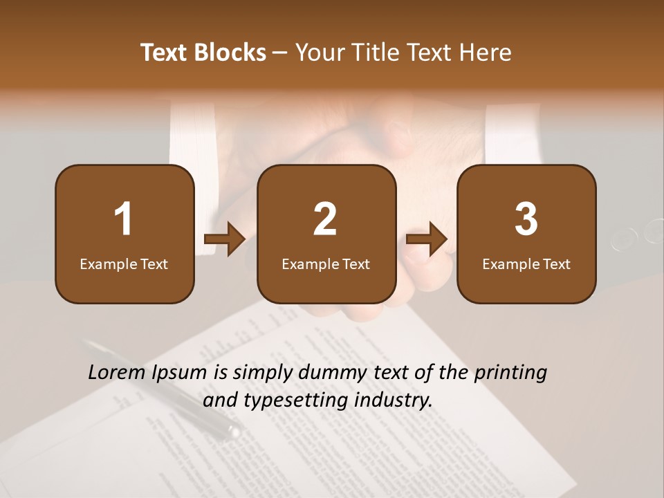 Negotiating Corporate Professional PowerPoint Template