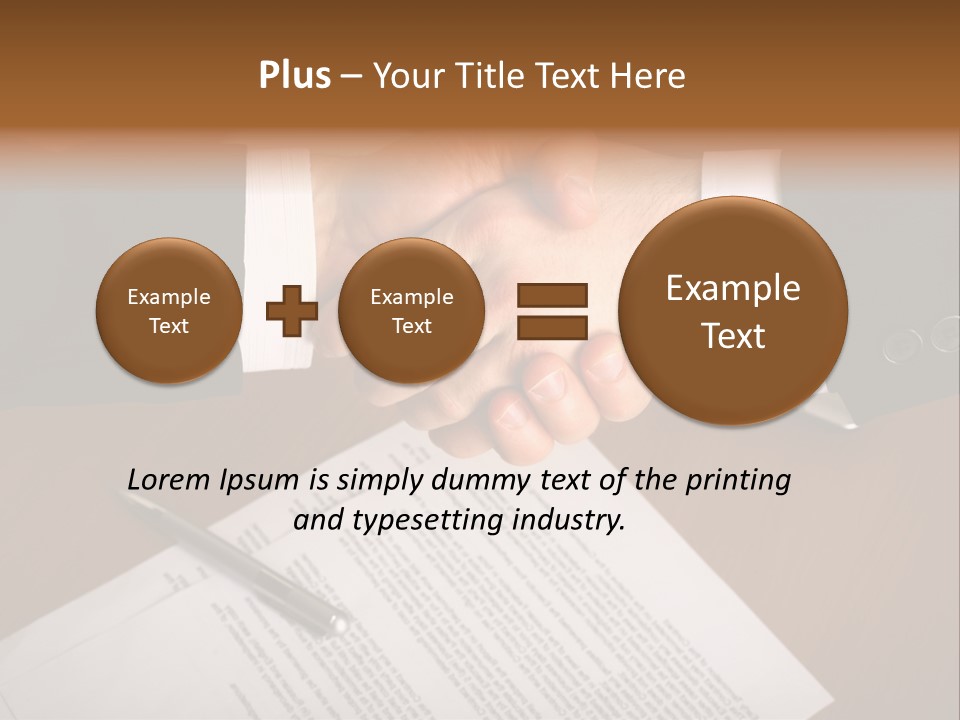 Negotiating Corporate Professional PowerPoint Template
