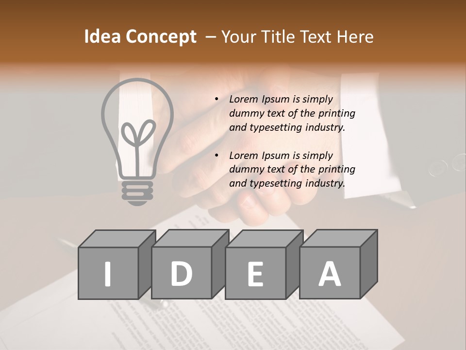 Negotiating Corporate Professional PowerPoint Template