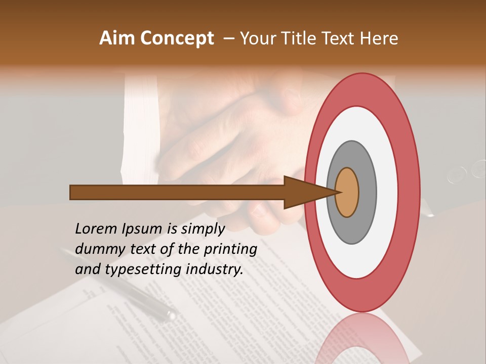 Negotiating Corporate Professional PowerPoint Template