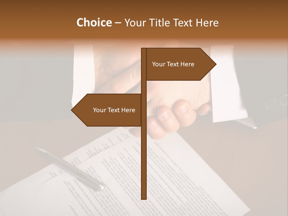 Negotiating Corporate Professional PowerPoint Template