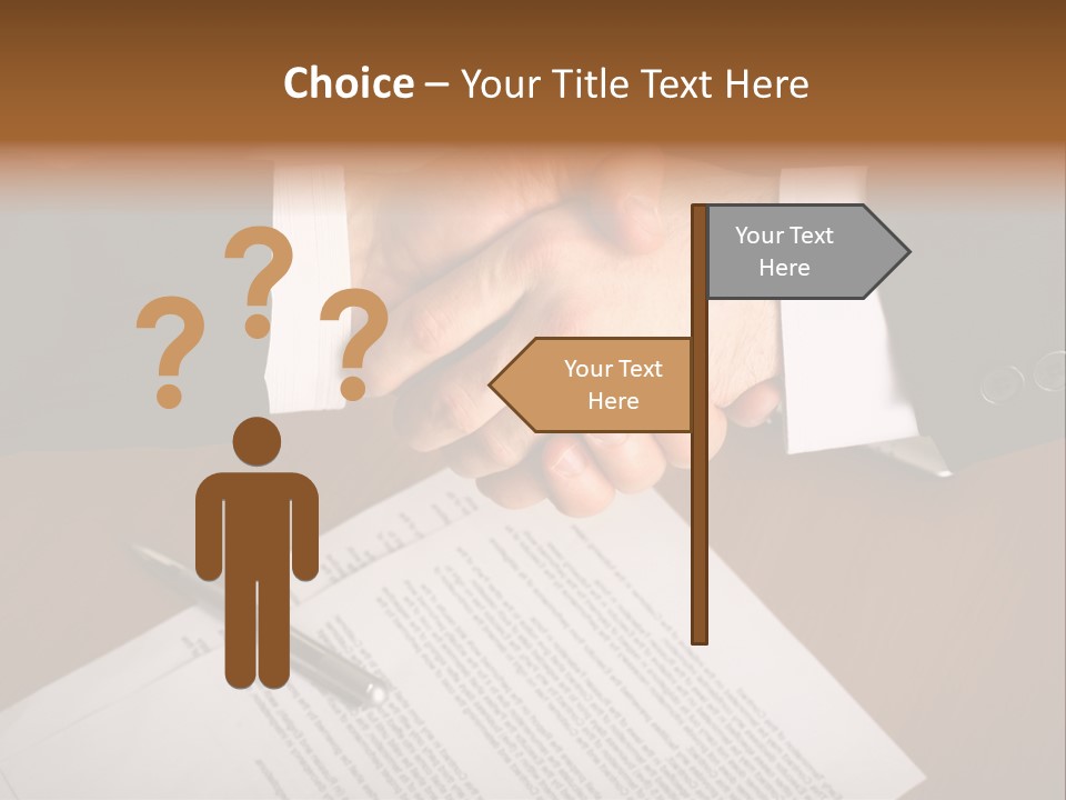 Negotiating Corporate Professional PowerPoint Template