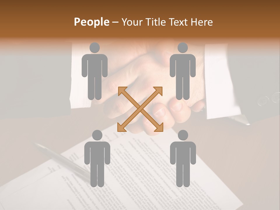 Negotiating Corporate Professional PowerPoint Template