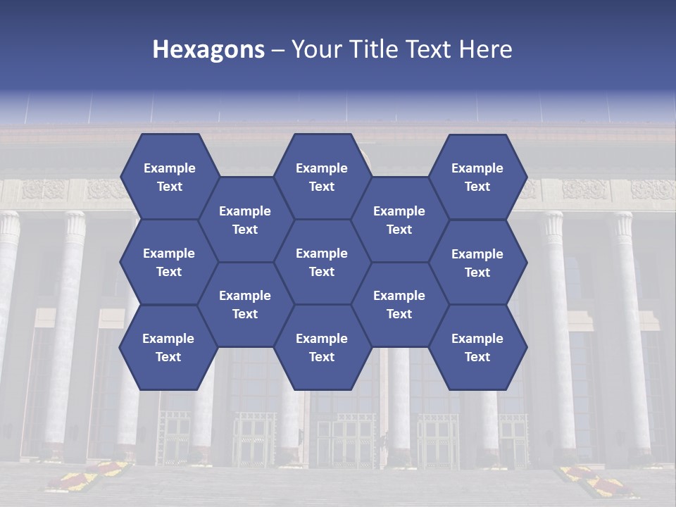 China Culture Tiananmen PowerPoint Template