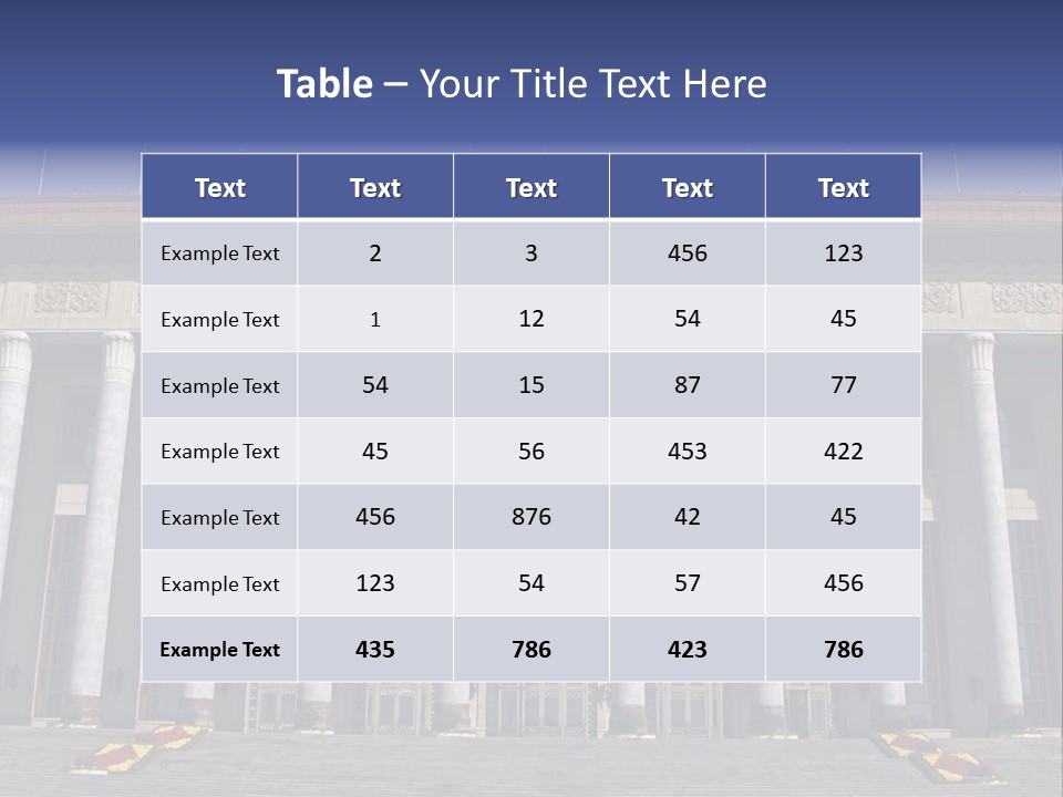 China Culture Tiananmen PowerPoint Template