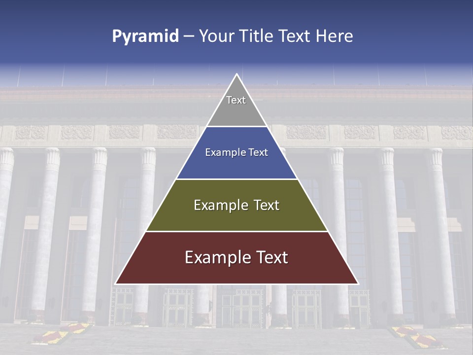 China Culture Tiananmen PowerPoint Template