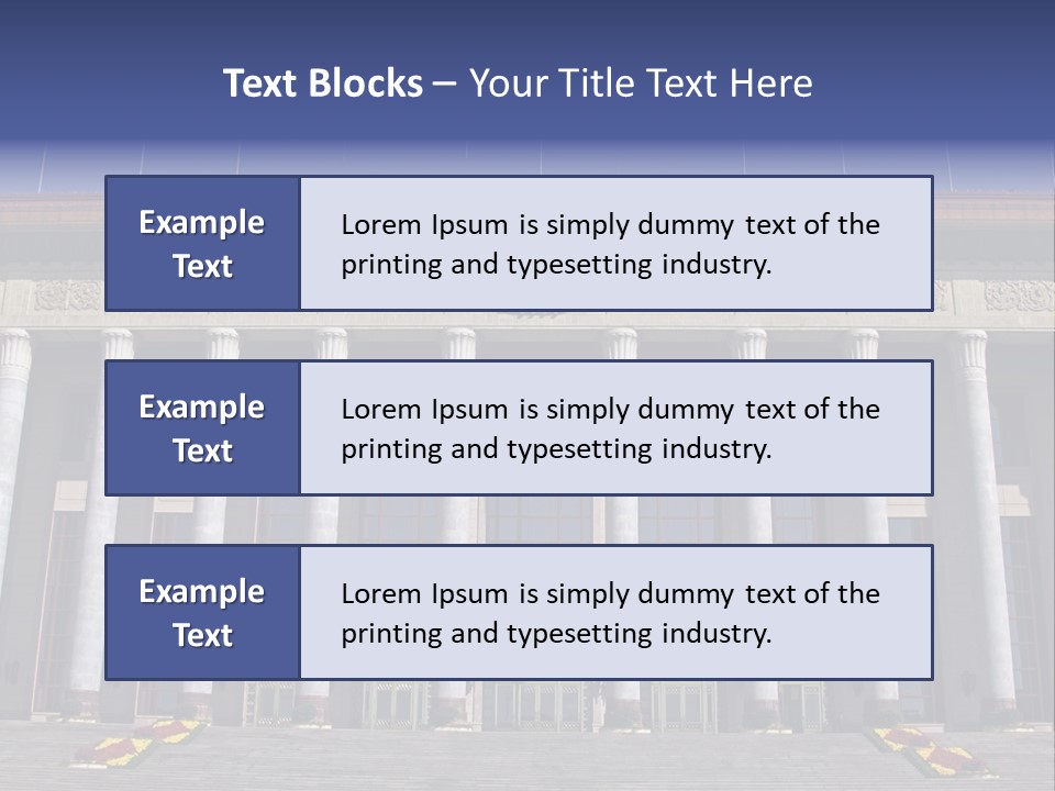 China Culture Tiananmen PowerPoint Template