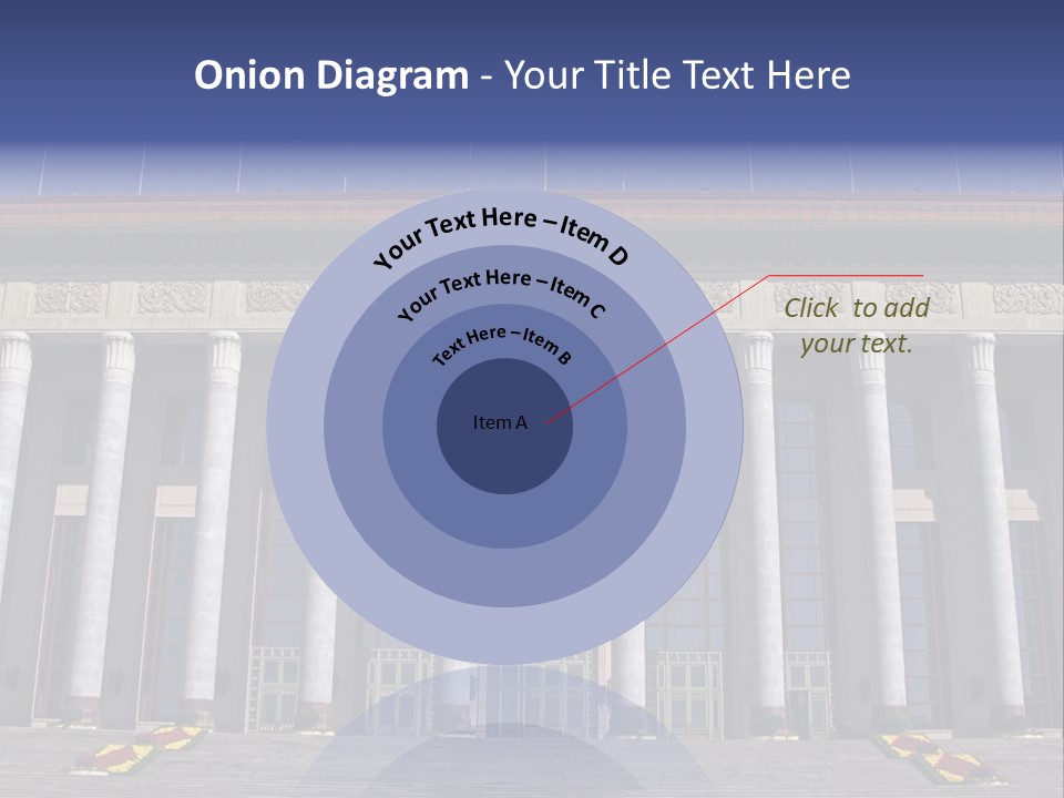China Culture Tiananmen PowerPoint Template