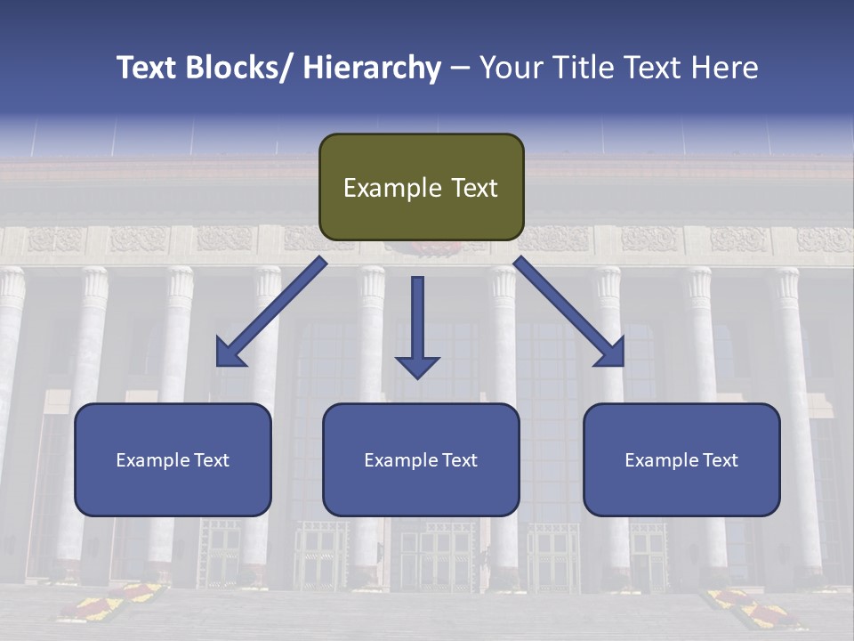 China Culture Tiananmen PowerPoint Template