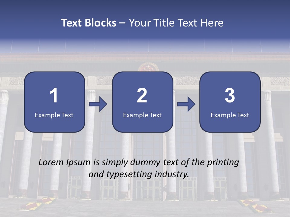 China Culture Tiananmen PowerPoint Template