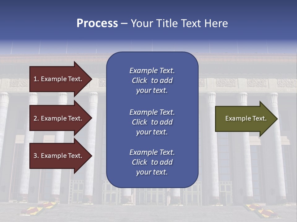 China Culture Tiananmen PowerPoint Template