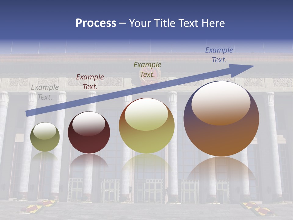 China Culture Tiananmen PowerPoint Template