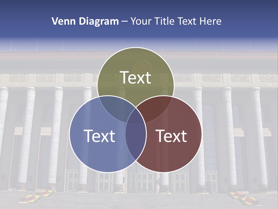 China Culture Tiananmen PowerPoint Template