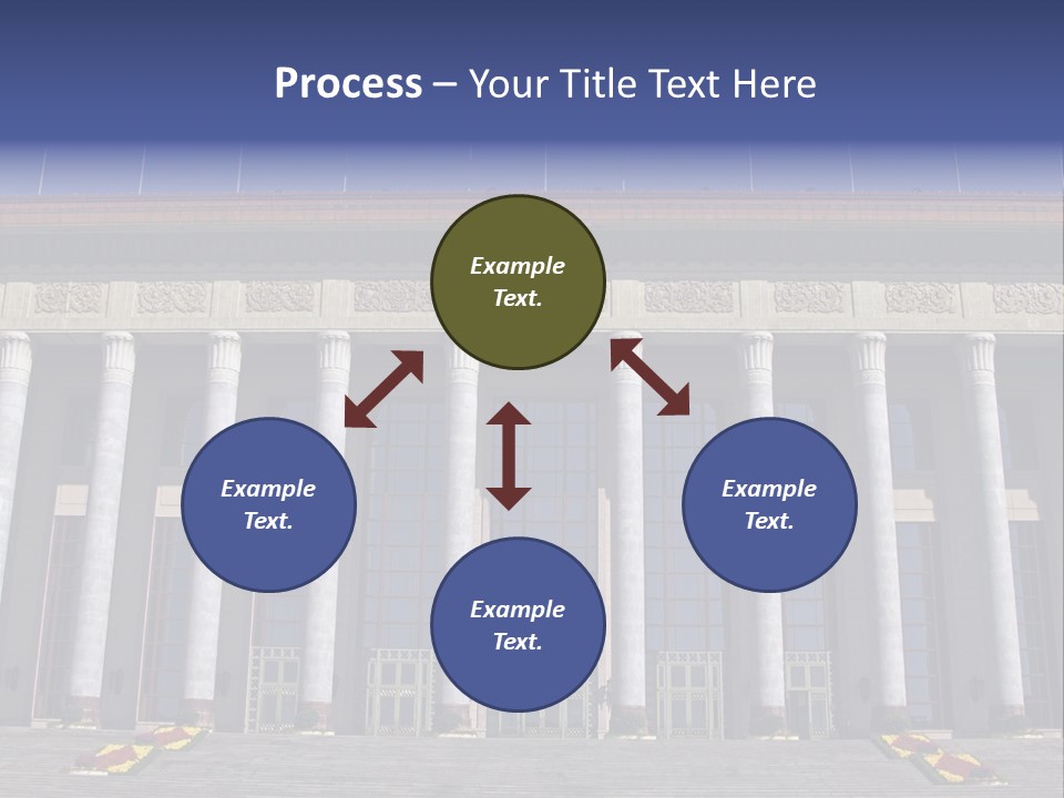 China Culture Tiananmen PowerPoint Template