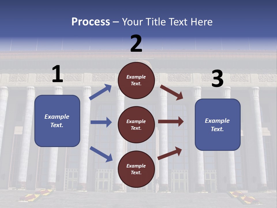 China Culture Tiananmen PowerPoint Template