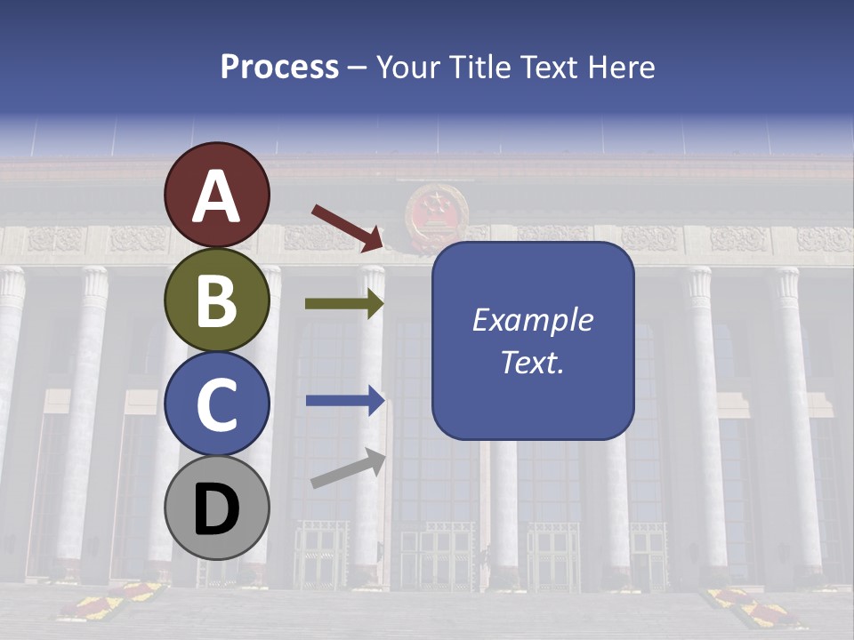 China Culture Tiananmen PowerPoint Template