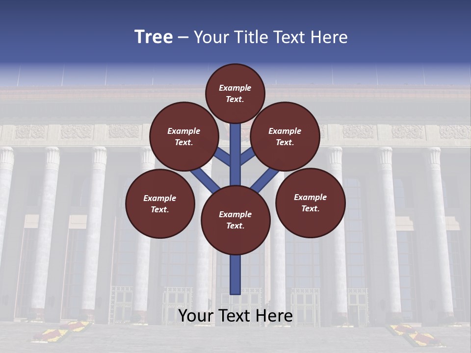 China Culture Tiananmen PowerPoint Template