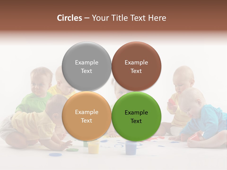 Childhood Artist Cheerful PowerPoint Template