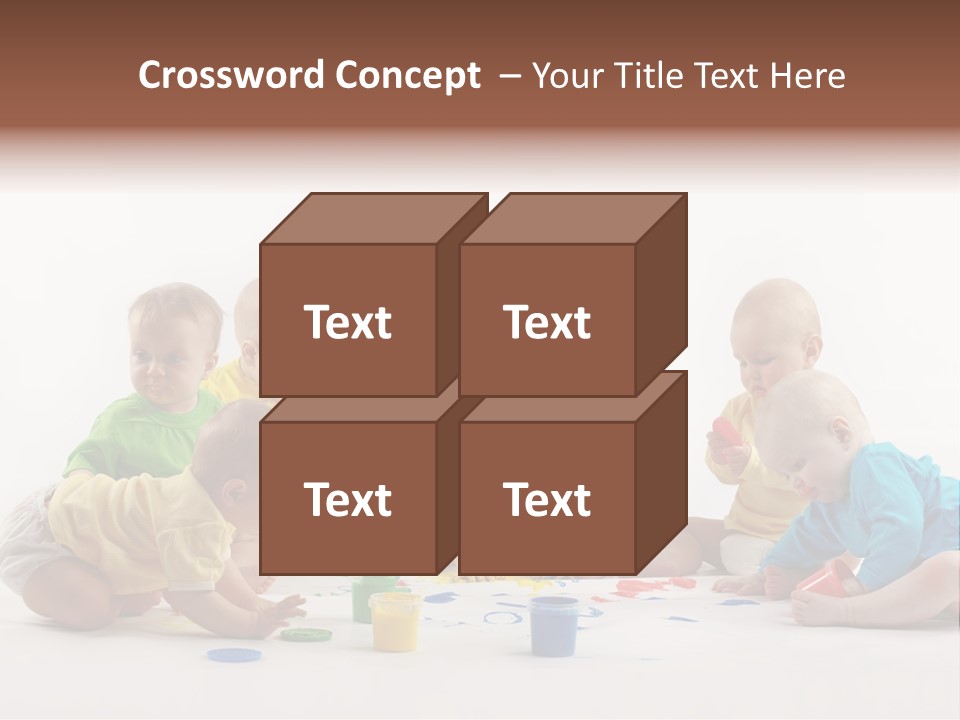 Childhood Artist Cheerful PowerPoint Template