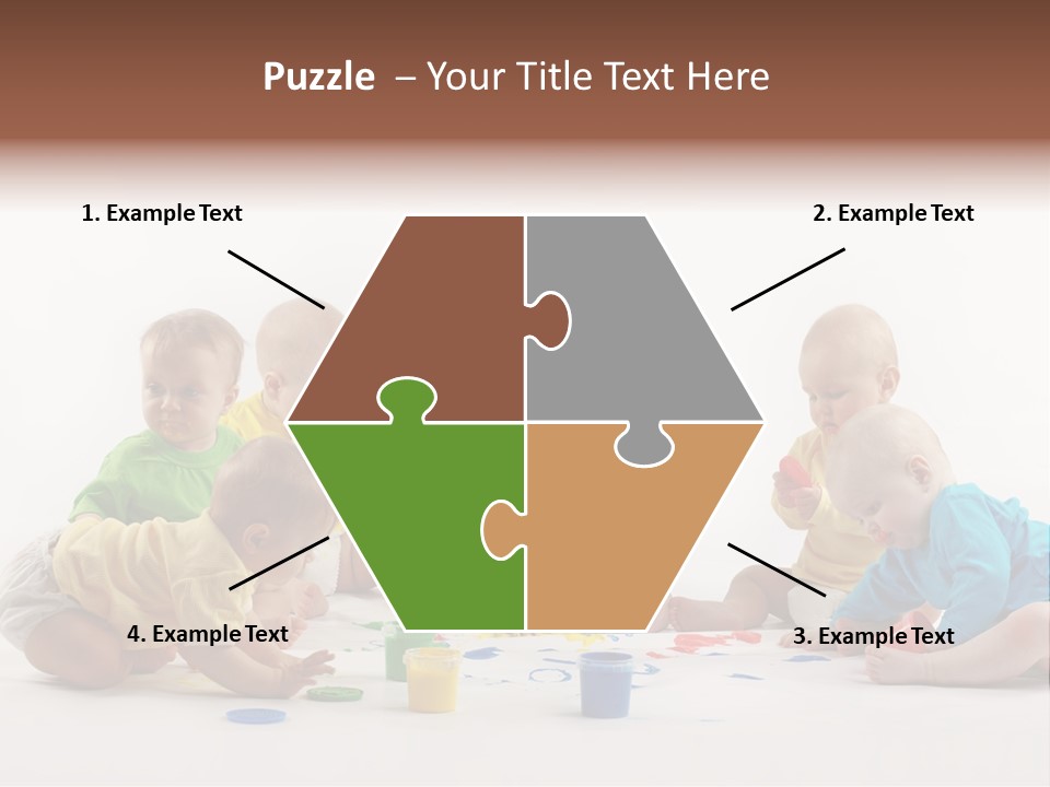 Childhood Artist Cheerful PowerPoint Template