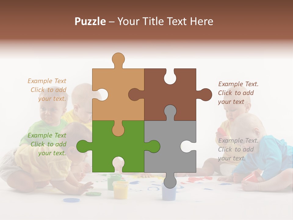 Childhood Artist Cheerful PowerPoint Template