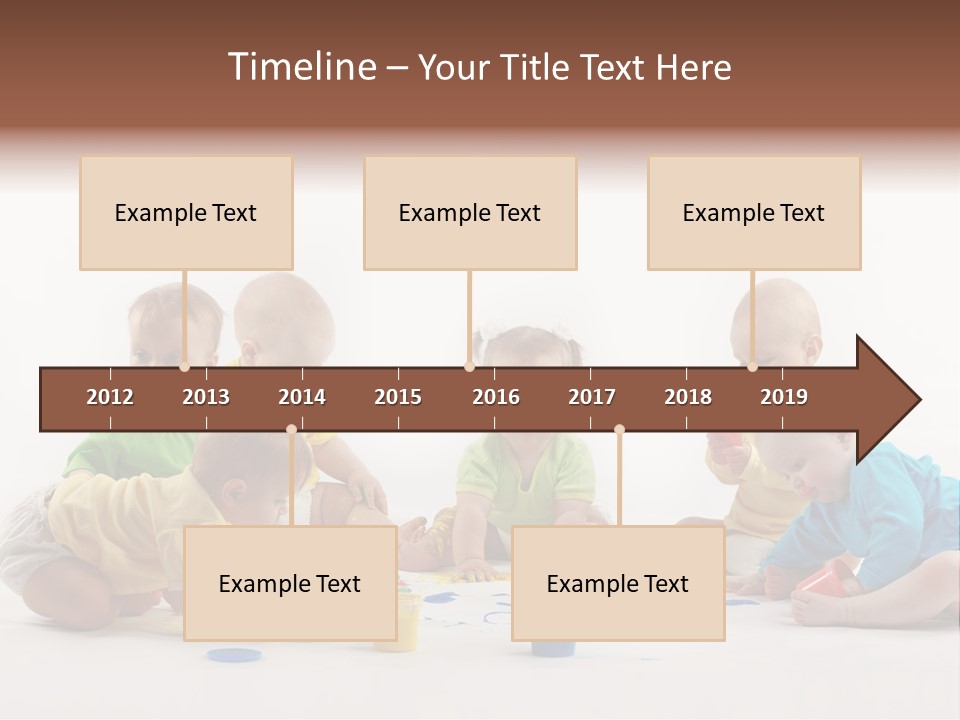 Childhood Artist Cheerful PowerPoint Template