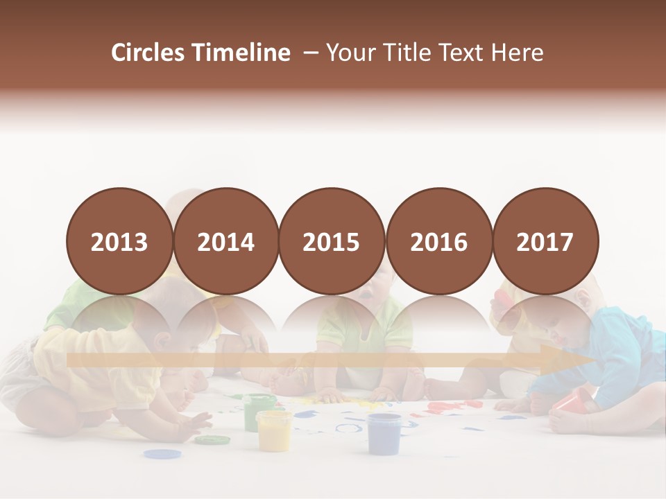 Childhood Artist Cheerful PowerPoint Template