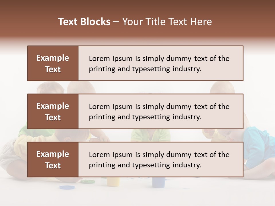 Childhood Artist Cheerful PowerPoint Template