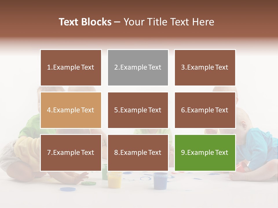 Childhood Artist Cheerful PowerPoint Template