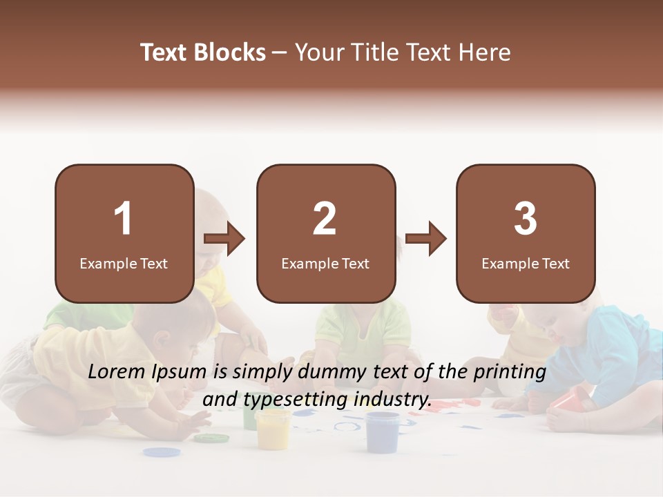 Childhood Artist Cheerful PowerPoint Template