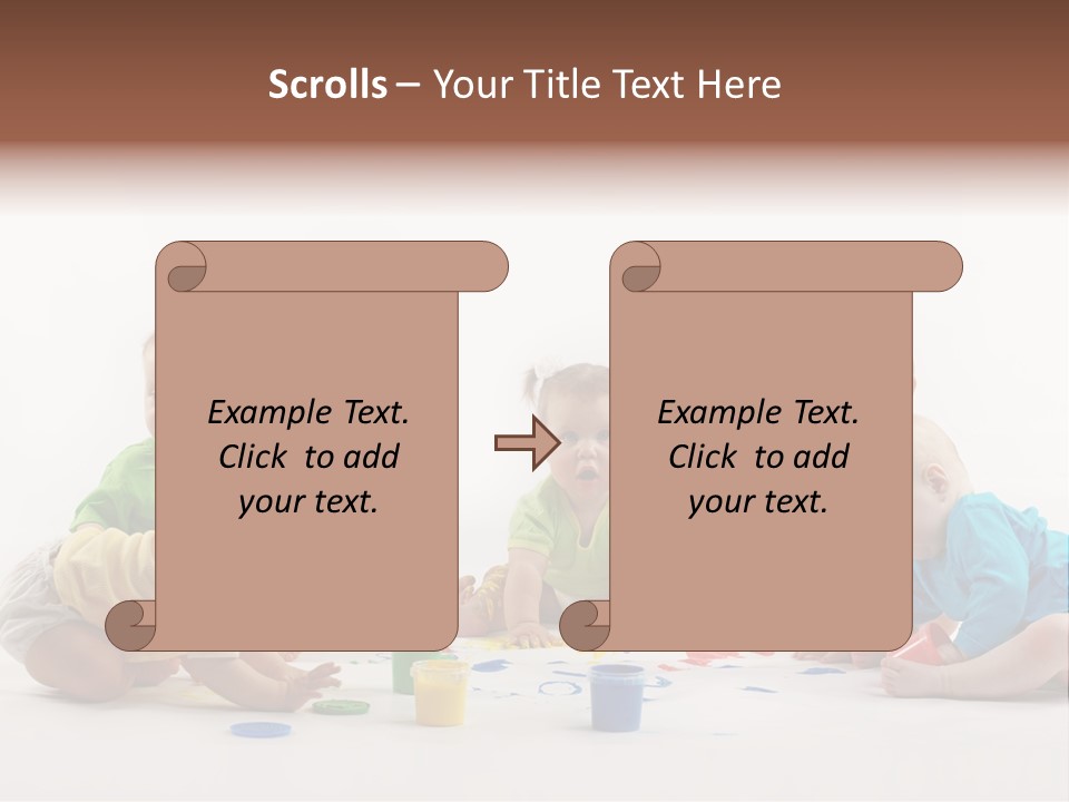 Childhood Artist Cheerful PowerPoint Template