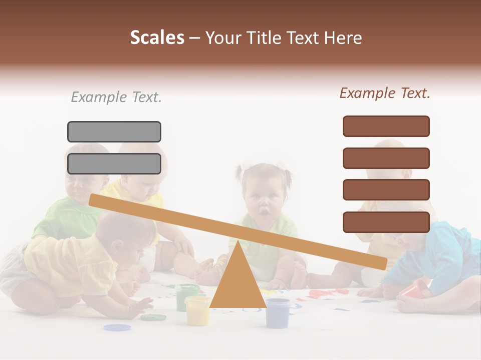 Childhood Artist Cheerful PowerPoint Template