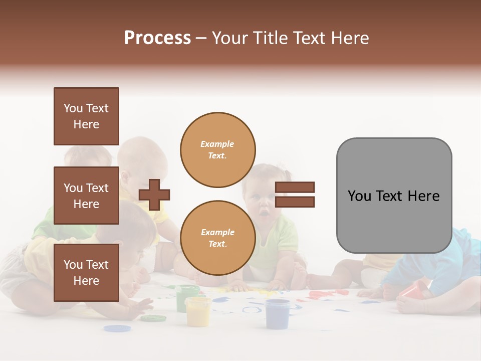 Childhood Artist Cheerful PowerPoint Template