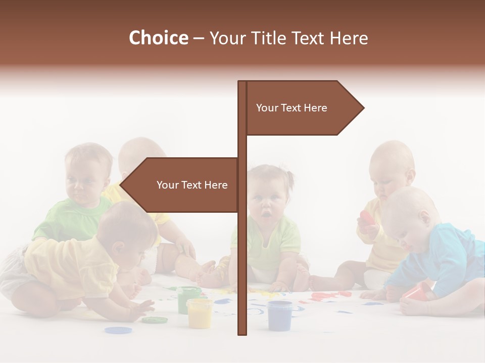 Childhood Artist Cheerful PowerPoint Template