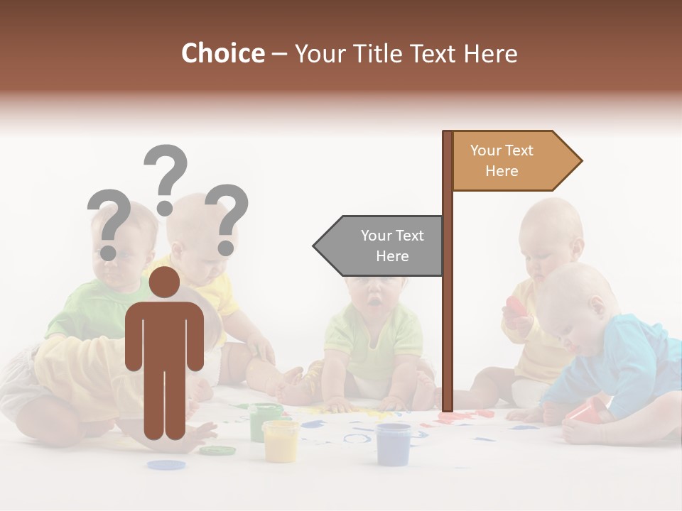 Childhood Artist Cheerful PowerPoint Template