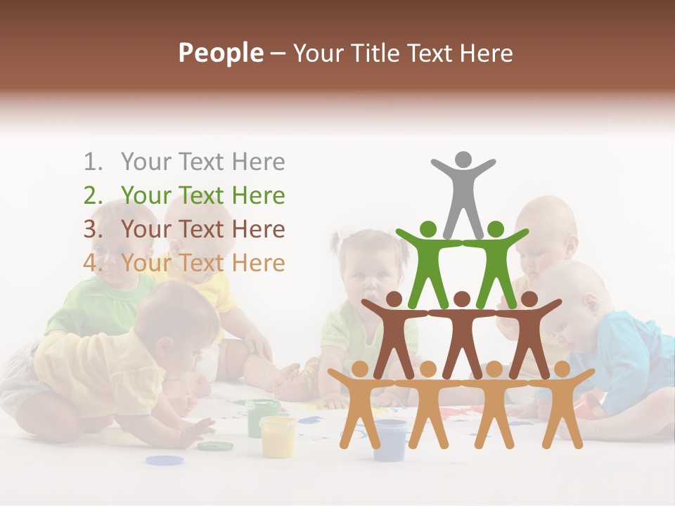 Childhood Artist Cheerful PowerPoint Template