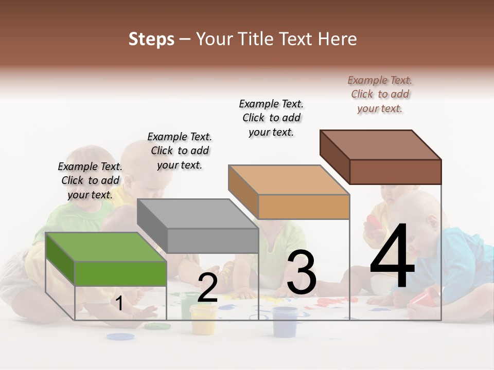 Childhood Artist Cheerful PowerPoint Template